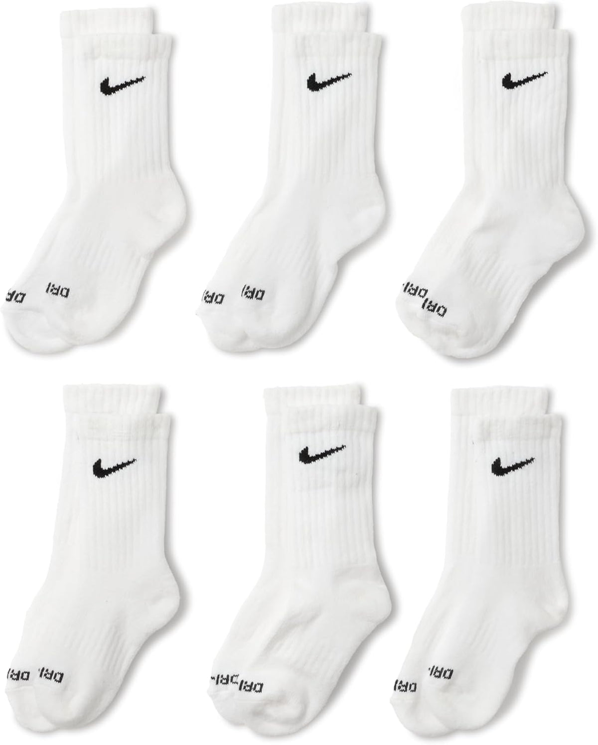 Nike Kids' 6-Pack Performance Socks