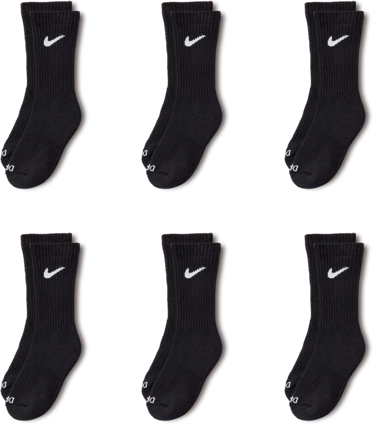 Nike Kids' 6-Pack Performance Socks